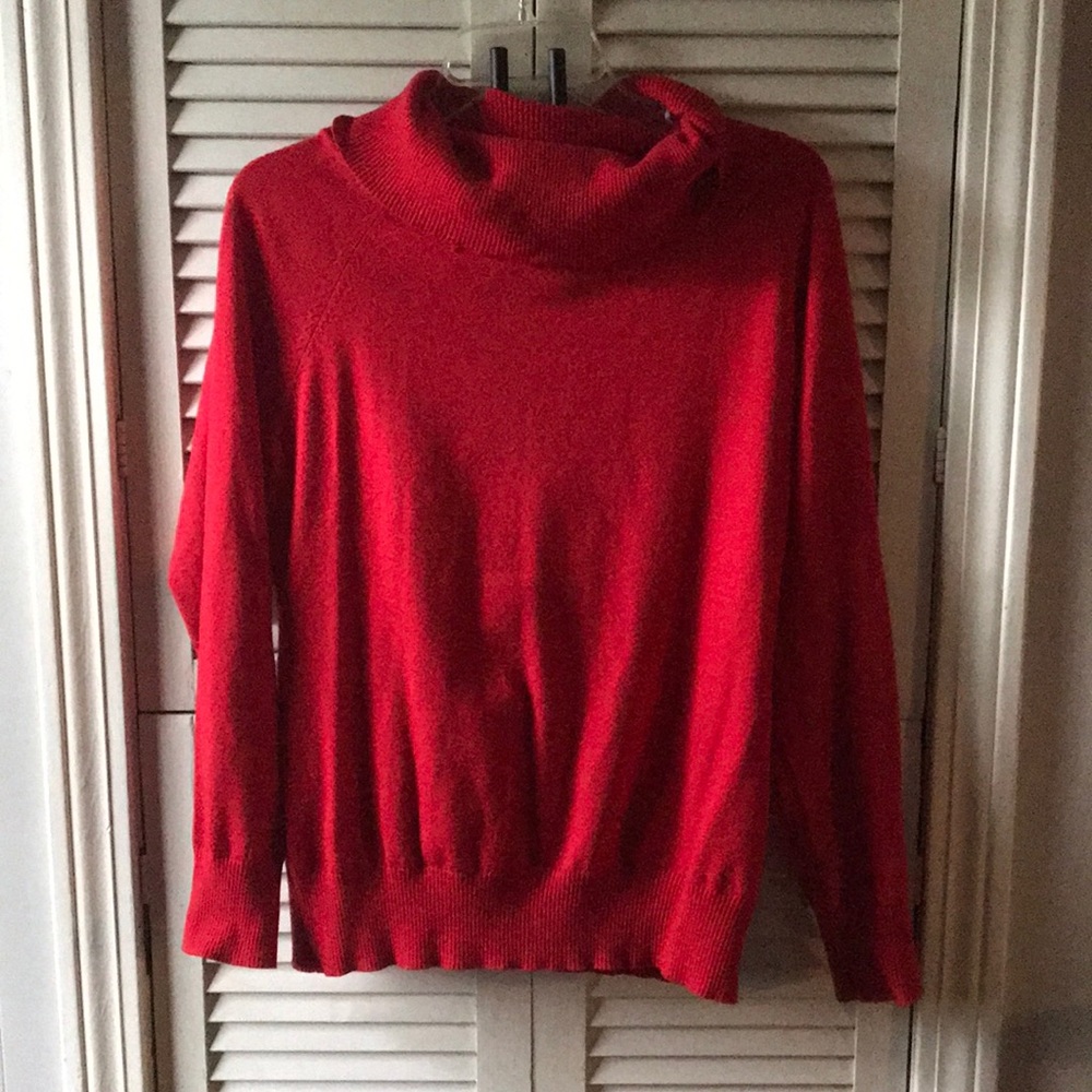 Allison and Zoe petite red sweater